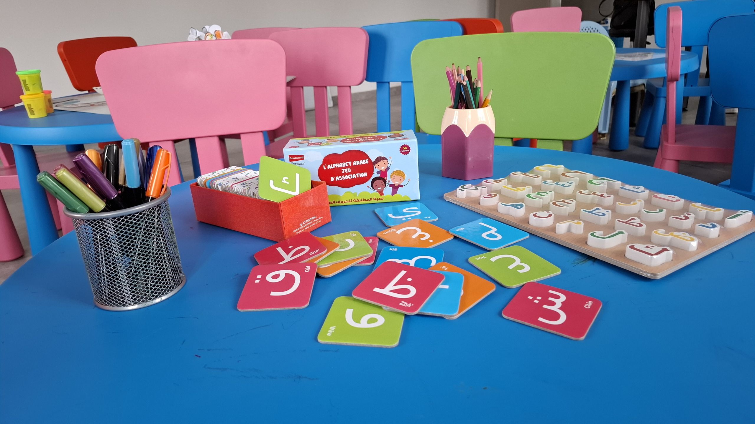 Jeux pour apprendre l’alphabet arabe à la Madrassah Nour de Dechy Jeux pour apprendre l'alphabet arabe à la Madrassah Nour de Dechy